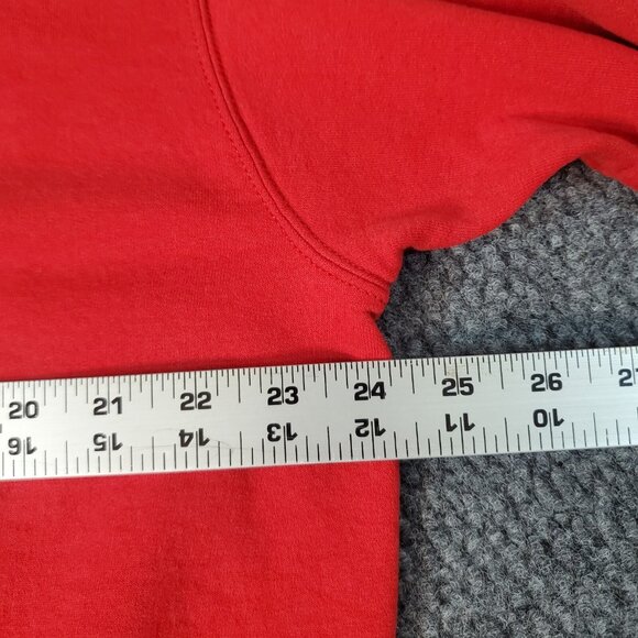 Vtg South Carolina Myrtle Beach Sweatshirt Size L Red Crew Neck Spell Out Y2K - Picture 3 of 9